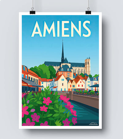 Affiche ville d Amiens