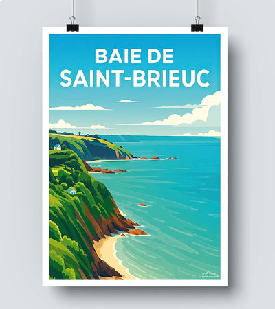 Affiche Baie de Saint Brieuc