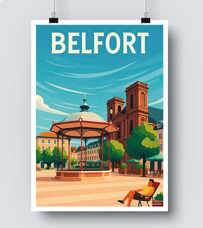 Affiche vintage Belfort