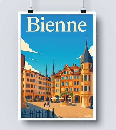 Affiche Bienne