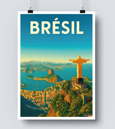 Affiche Brésil