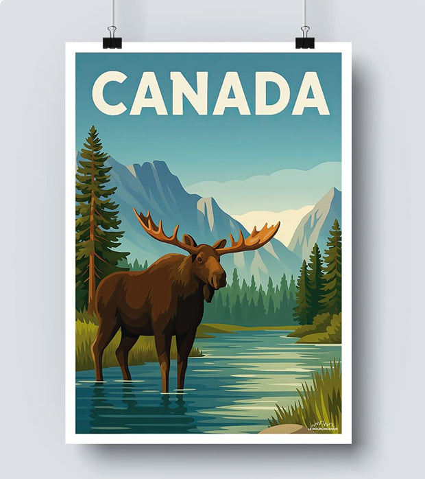 Affiche paysage du Canada