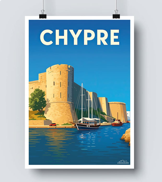 Affiche vintage Chypre 