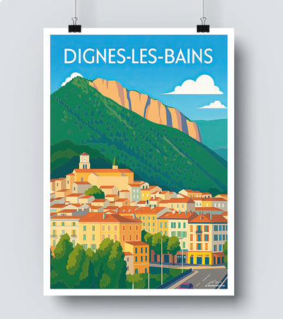 Affiche Digne les Bains