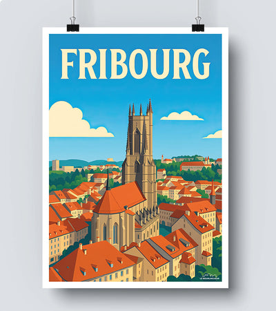 Affiche Fribourg 