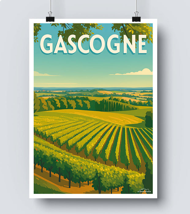 Affiche Gascogne