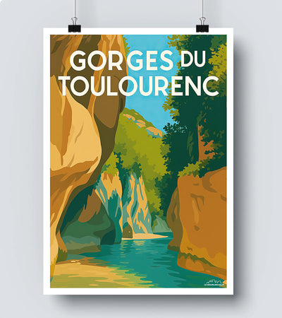 Affiche Gorges du Toulourenc