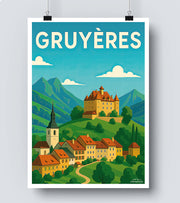 Affiche Gruyères