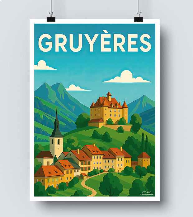 Affiche Gruyères