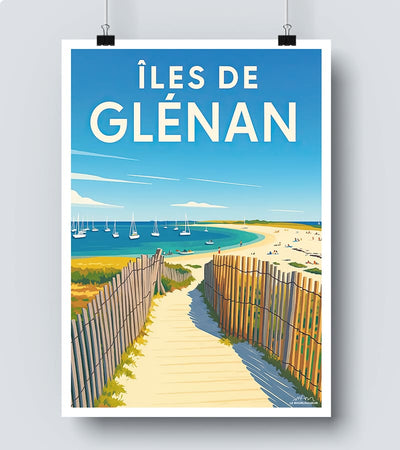 Affiche îles des Glénan