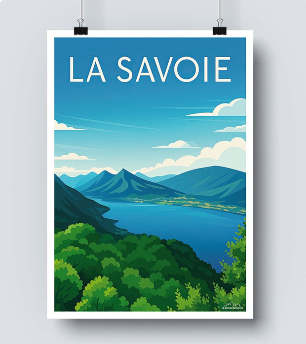 Affiche Lac de Savoie
