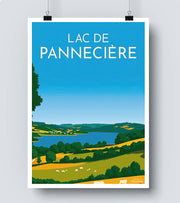Affiche Lac de Pannecières