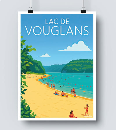 Affiche Lac de Vouglans