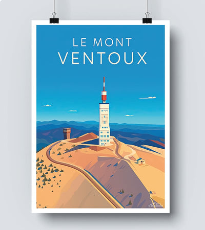 Affiche Vintage Le Mont Ventoux