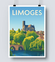 Affiche Vintage Limoges