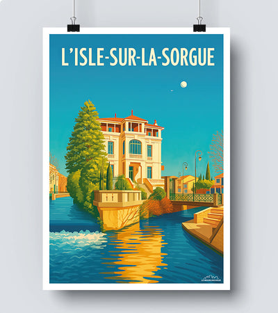 Affiche L Isle sur la Sorgue