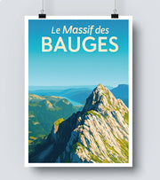 Affiche Le Massif des Bauges