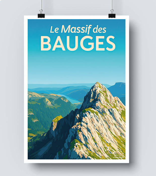 Affiche Le Massif des Bauges
