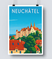 Affiche Neuchâtel 