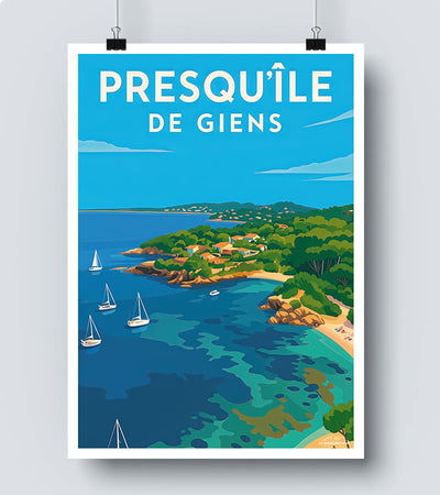 Affiche Presqu île de Giens