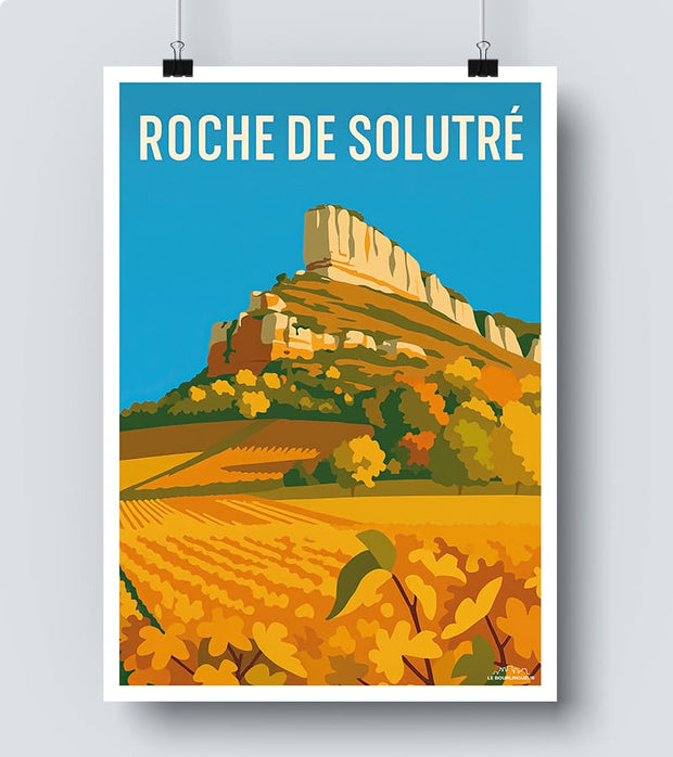Affiche Roche du Solutré