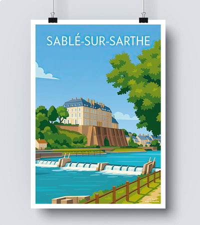 Affiche Sablé sur Sarthe