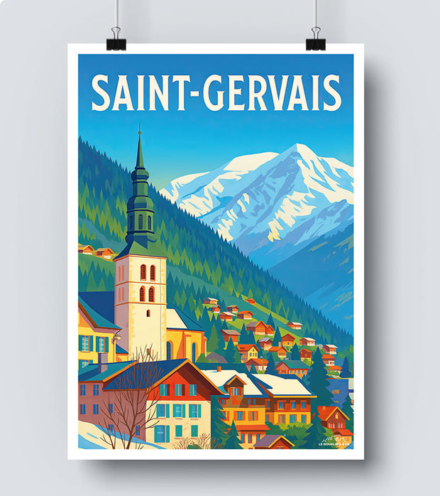 Affiche Saint Gervais les Bains