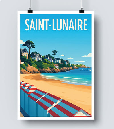 Affiche Saint Lunaire