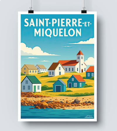 Affiche Saint Pierre et Miquelon