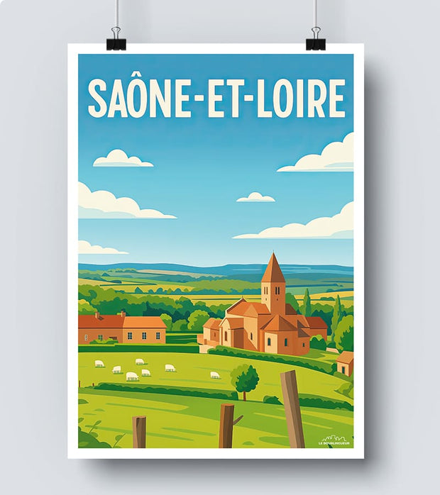 Affiche Saône et Loire