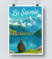 Affiche Montagnes de Savoie