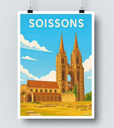 Affiche Soissons