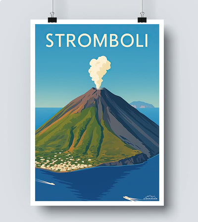 Affiche Stromboli