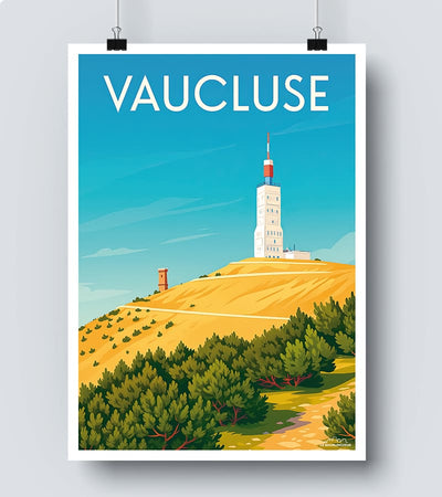 Affiche vintage Vaucluse