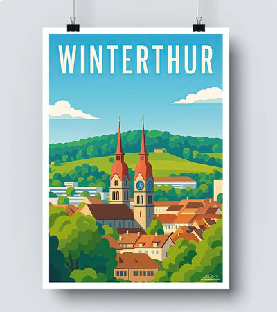 Affiche Winterthur