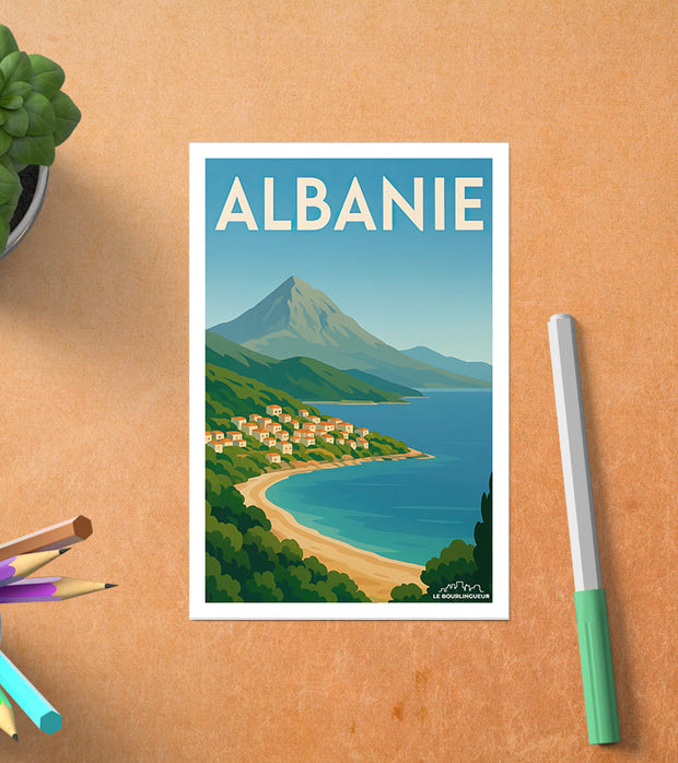 Carte Postale Albanie