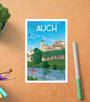 Carte postale Auch