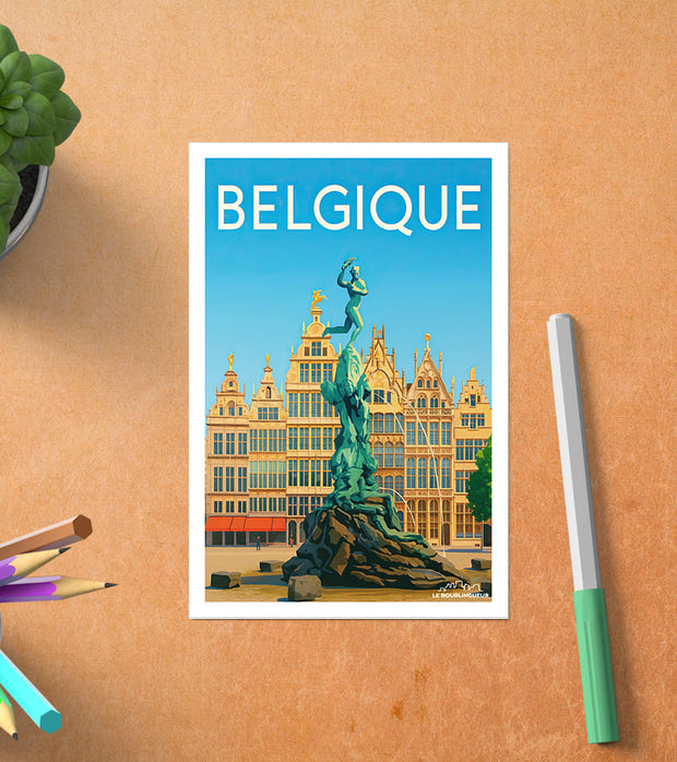Carte Postale Belgique vintage