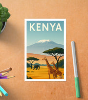 Carte Postale Kenya
