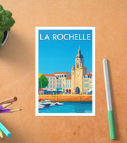 Carte postale vintage La Rochelle