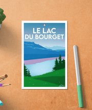 Carte postale Le Lac du Bourget