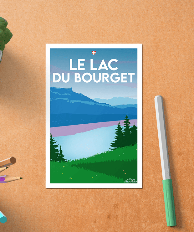 Carte postale Le Lac du Bourget