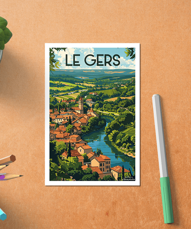 Carte postale Le Gers