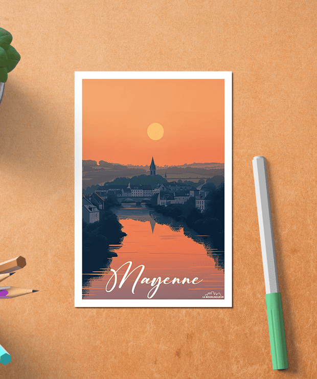 Carte postale Mayenne