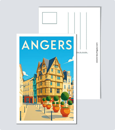 Carte postale Centre ville d Angers