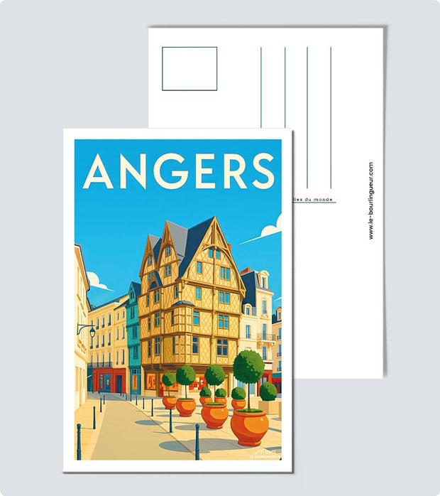 Carte postale Centre ville d Angers