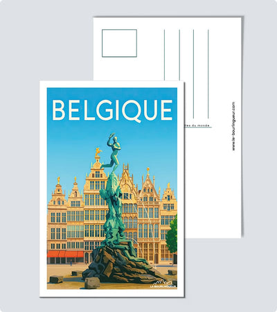 Carte Postale Belgique vintage
