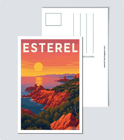 Carte Postale Esterel vintage