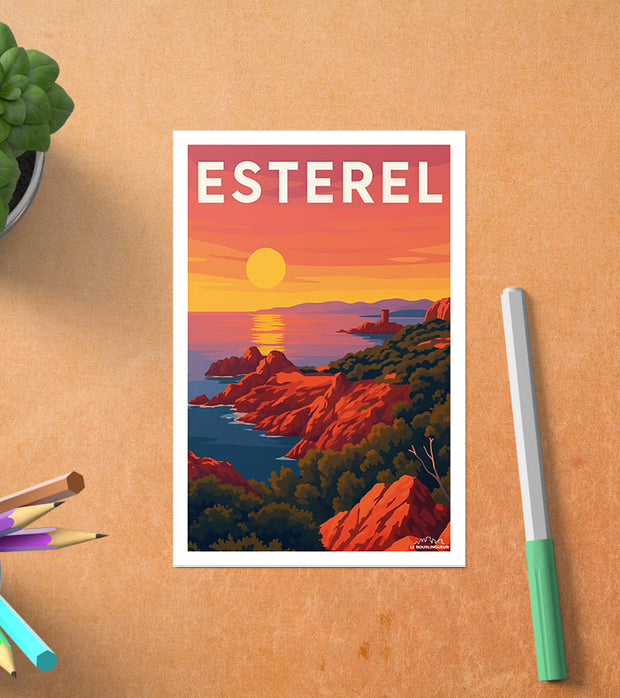 Carte Postale Esterel vintage