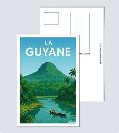 Carte Postale vintage Guyane